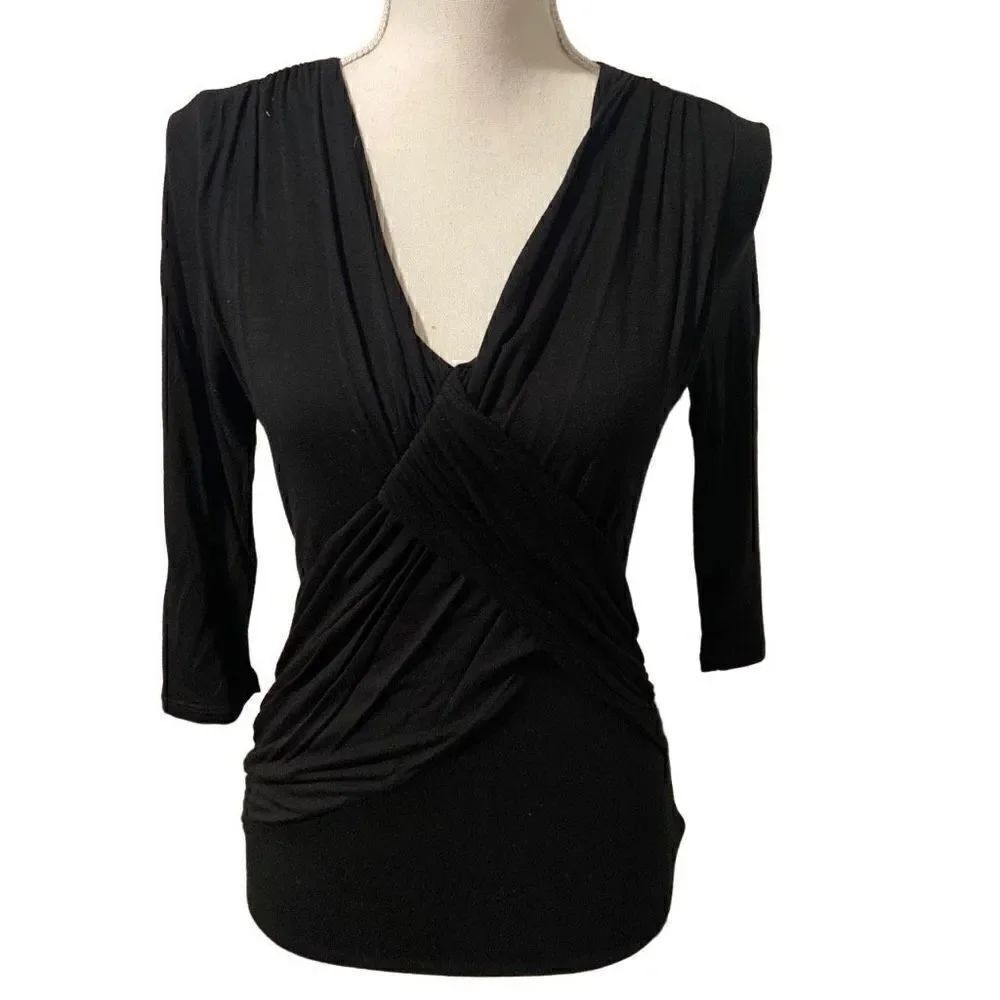 Tea N Rose Black Blouse